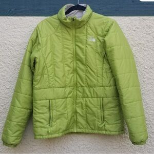 The North Face Lime Green Kids Puffer Jacket